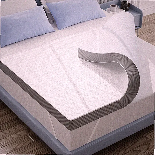 3 Inch Firm Mattress Topper King Size, Cooling Mattress Pad with Gel Memory F...