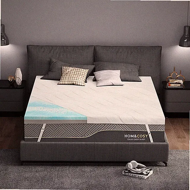 3 Inch Queen Firm Mattress Topper for Pain , Premier Cooling +High-Density Me...
