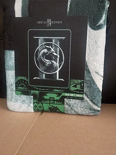 Mortal Kombat 2 Silk Soft Throw Blanket - U.S. Seller- Authentic