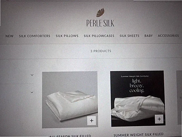 PERLE SILK twin silk comforter. Twin Ivory. 100% Mulberry silk NEW