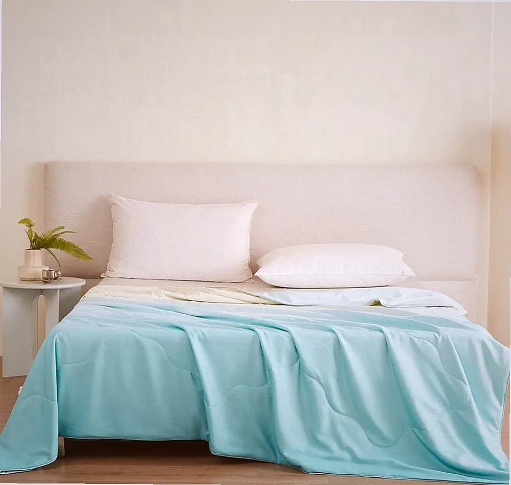 THXSILK All-Season Mulberry Silk Comforter, 100% Natural Long-Strand Silk Queen